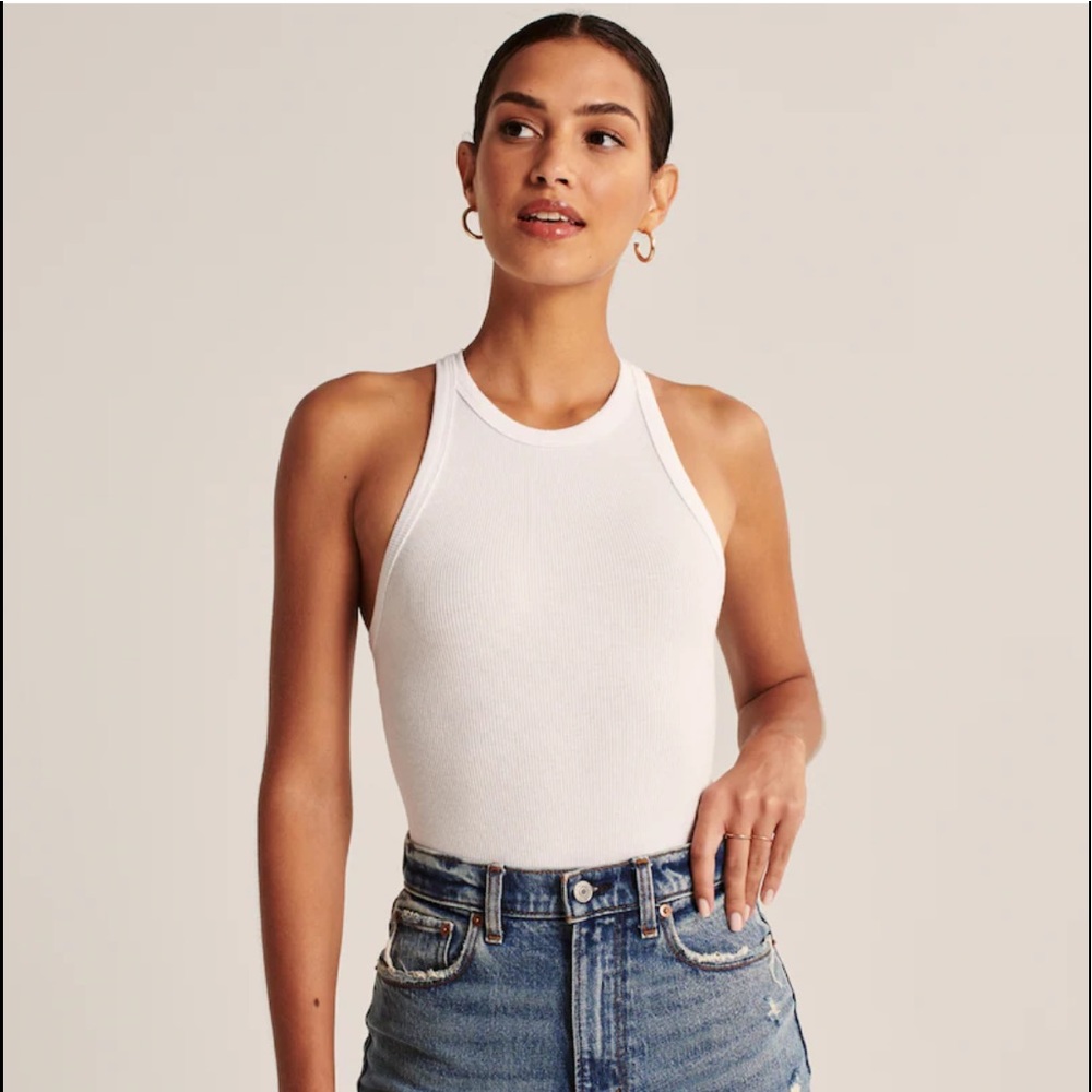 NWT Abercrombie & Fitch Ribbed Scuba Bodysuit